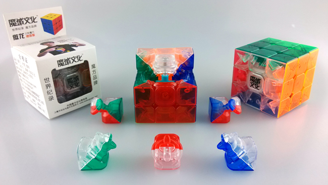 MoYu AoLong V2 Stickerless 3x3x3 Speed Cube Transparent
